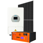 Sunsynk 8kw + 2 x 5.1 Revov Lithium-ion r100 + 12 x New 560W Energy Solar Panels