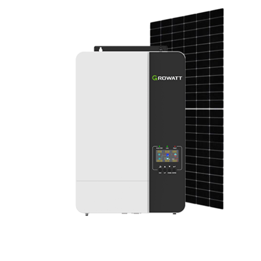 Growatt 5kW Inverter + 6 x 560W New Energy Solar Panels