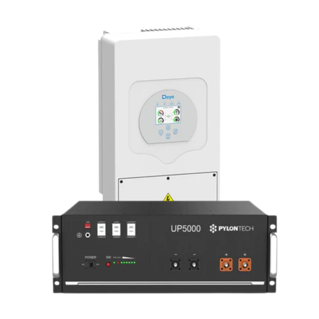 Deye 5kW Solar Inverter + Pylontech UP5000 Lithium-Ion Battery Bundle